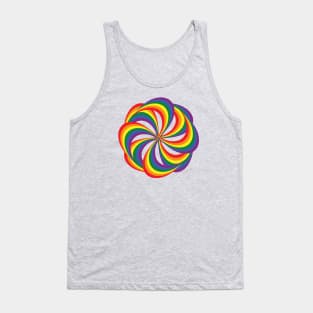 Rainbow Pride Swirl Tank Top